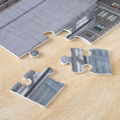 Skyscrapers en kerstster New York City Legpuzzel (Zijkant)