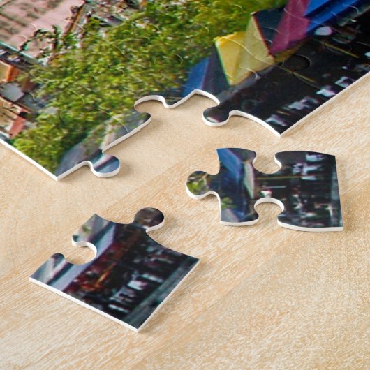 Skyscrapers Singapore Skyline. Jigsaw Puzzle (Côté)