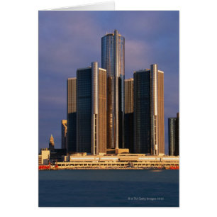 Skyscrapers, water in Detroit 3
