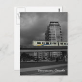 Skytrain - Carte postale Vancouver Canada (Devant / Derrière)