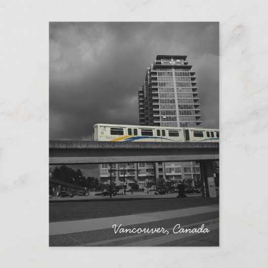 Skytrain - Carte postale Vancouver Canada (Devant)
