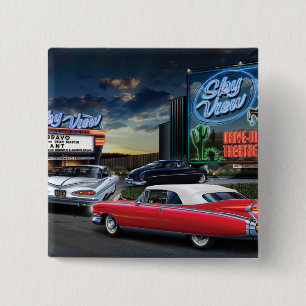 Skyview drive in 2 vierkante button 5,1 cm