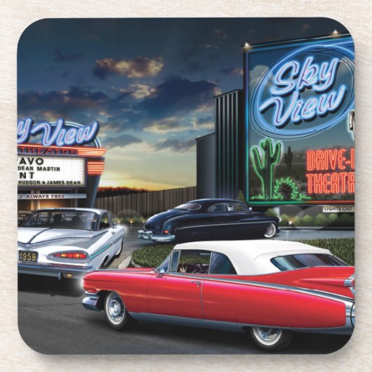 Skyview drive in drankjes onderzetter (Voorkant)