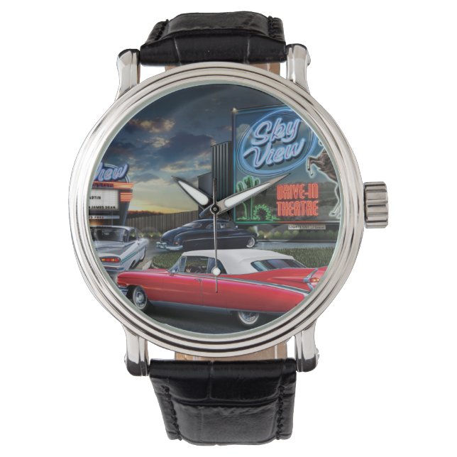 Skyview drive in horloge (Voorkant)