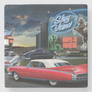 Skyview drive in stenen onderzetter