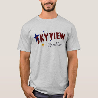 Skyview Drive-In Theatre-scherm Brockton Scrib-T-s T-shirt