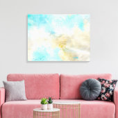 Skyview of an Island Canvas Print (Insitu (Woonkamer))