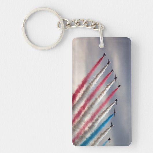 Skyward Glory: Patriotic Flyover Keychain (Voorkant)