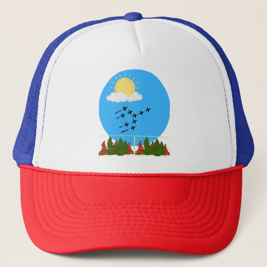 Skyward Journey Trucker Hat Trucker Pet (Voorkant)