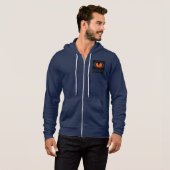 SKYWARN Mannen Fleece Jacket Hoodie (Voorkant volledig)