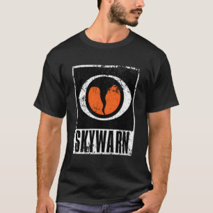 Skywarn Storm Spotter Distressed Grunge T-shirt