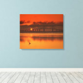 Skyway Bridge Canvas Afdruk (Insitu (Houten vloer))