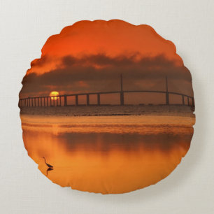 Skyway Bridge Rond Kussen