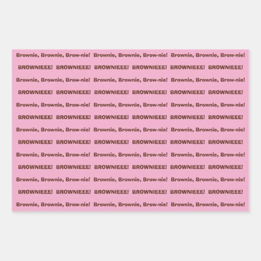 SKZ Felix BROWNIEEE! Gift Wrap Inpakpapier Vel (Voorkant 2)