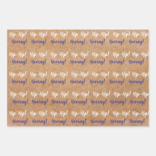 SKZ Hip Hip Hooray Gift Wrap Inpakpapier Vel (Voorkant 2)