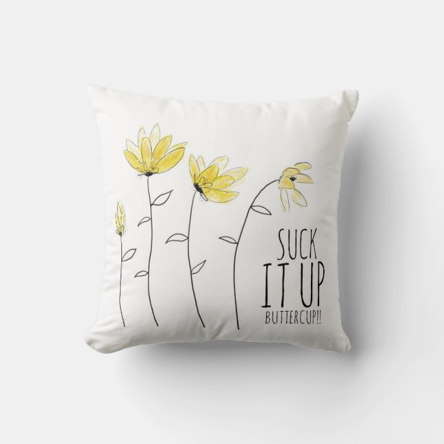 Sla Buttercup Pillow op Kussen (Voorkant)