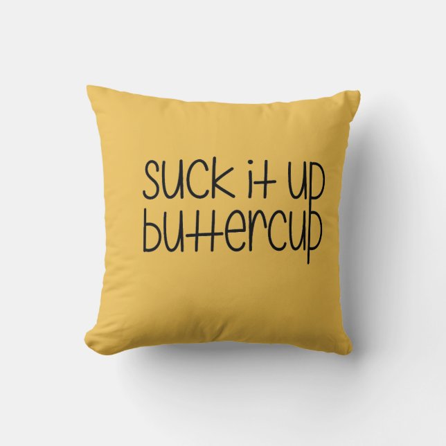 Sla Buttercup Pillow op Kussen (Voorkant)