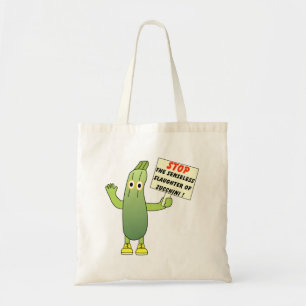 Sla courgette op tote bag