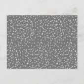 Sla de 25e Jubileum Silver Love Hearts op Briefkaart (Achterkant)