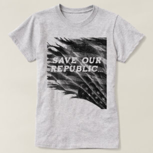 Sla de Amerikaanse Republiek op T-shirt