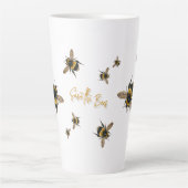 Sla de bijen hoog Custom Latte Mok (Voorkant)