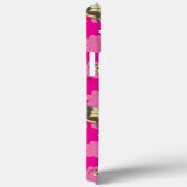 Sla de bijen mok op roze floral i telefoon 13 hoes (Achterkant / Rechts)