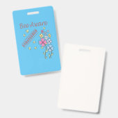 Sla de bijen op badge (Voor- en achterkant)