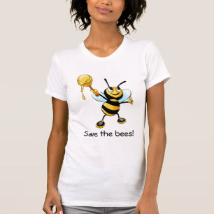 Sla de bijen op t-shirt