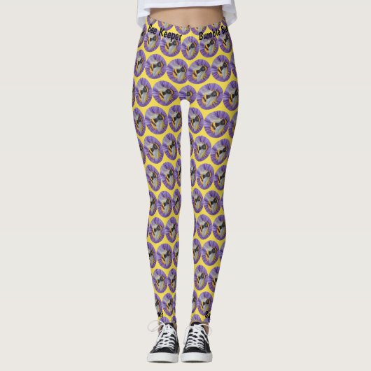 Sla de bloembollen Leggings voor aangepaste bijen  (Voorkant)