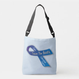 Sla de Booty Colorectal Cancer Awareness Bag op Crossbody Tas