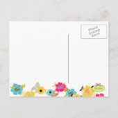 Sla de Date briefkaarten bloemen coole kleuren com (Achterkant)