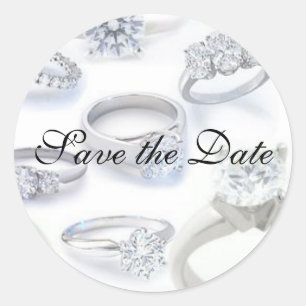 Sla de Date Sticker op met ringen