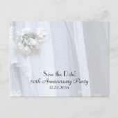 Sla de datum 50e Jubileum Party op Aankondigingskaart (Voorkant)