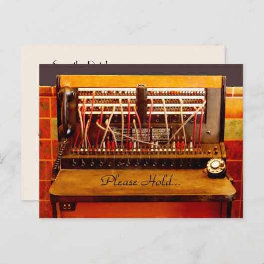 Sla de datum 60e Jubileum Party op Aankondigingskaart (Voorkant / Achterkant)