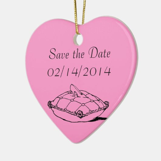 Sla de datum aangepaste bruiloft Ornament (Links)