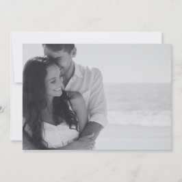 Sla de datum aangepaste foto en tekst op save the date