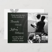 Sla de datum Briefkaarten foto (Voorkant / Achterkant)