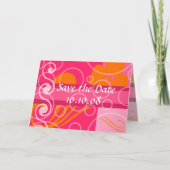 Sla de datum bruiloft aankondigingen (Voorkant)