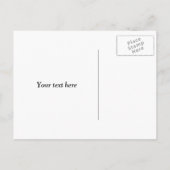 Sla de datum bruiloft briefkaart | Hart getekend (Achterkant)