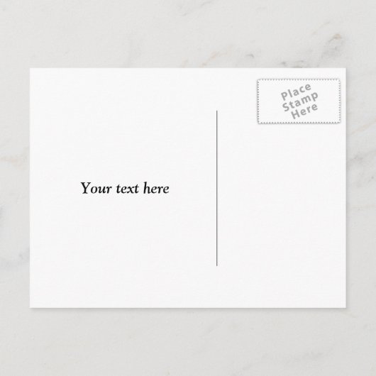 Sla de datum bruiloft briefkaart | Hart getekend (Achterkant)