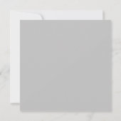 Sla de datum Bruiloft Grijs Professioneel Klassiek Save The Date (Achterkant)