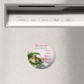 Sla de datum calla lelie boeket magneet (Insitu (Vaatwasser))