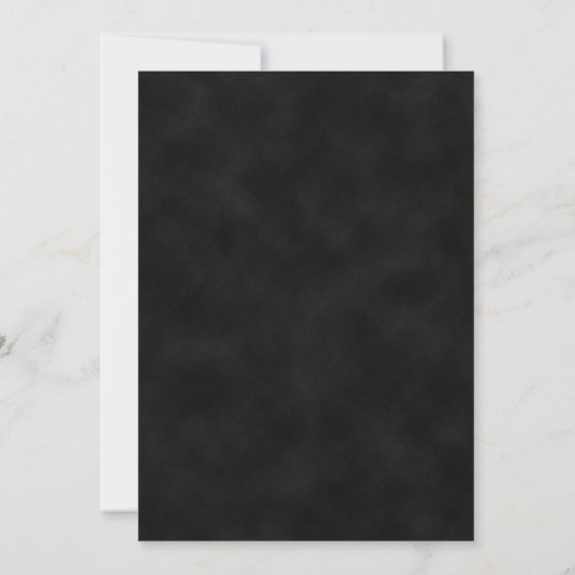Sla de Datum Chalkboard of Blackboard uitnodiging  (Achterkant)