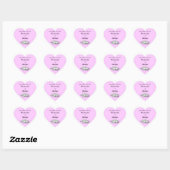 Sla de datum Cinderella Slipper Heart Stickers (Vel)