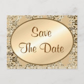 Sla de datum  Damask Briefkaarten (Voorkant)
