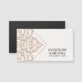 Sla de Datum Favorieten Bruid in bruidegom Verlovi (Voorkant / Achterkant)