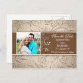 Sla de datum foto briefkaarten (Voorkant / Achterkant)