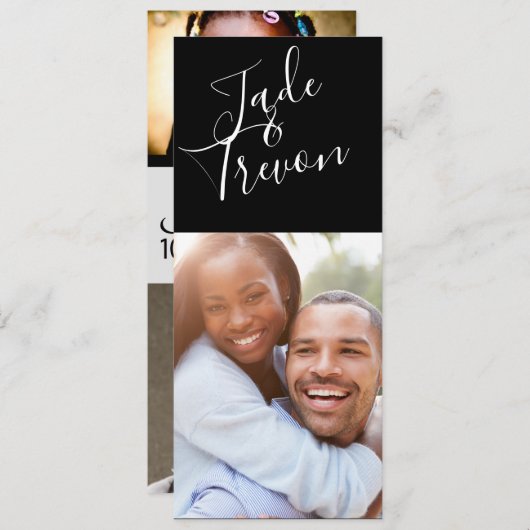 Sla de datum foto kaarten op (Voorkant / Achterkant)