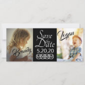 Sla de datum foto kaarten op (Achterkant)