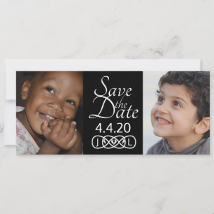 Sla de datum fotokaarten op save the date